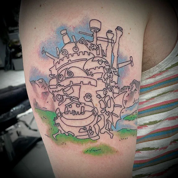 Howl's Moving Castle Tattoo 103