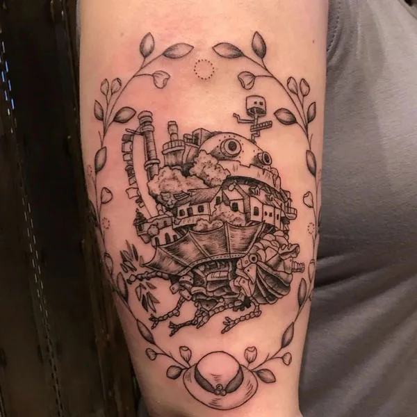 Howl's Moving Castle Tattoo 104