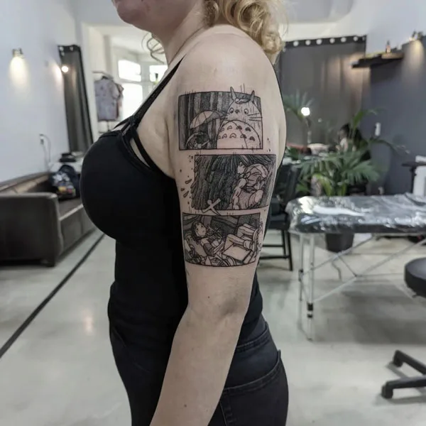 Howl's Moving Castle Tattoo 116
