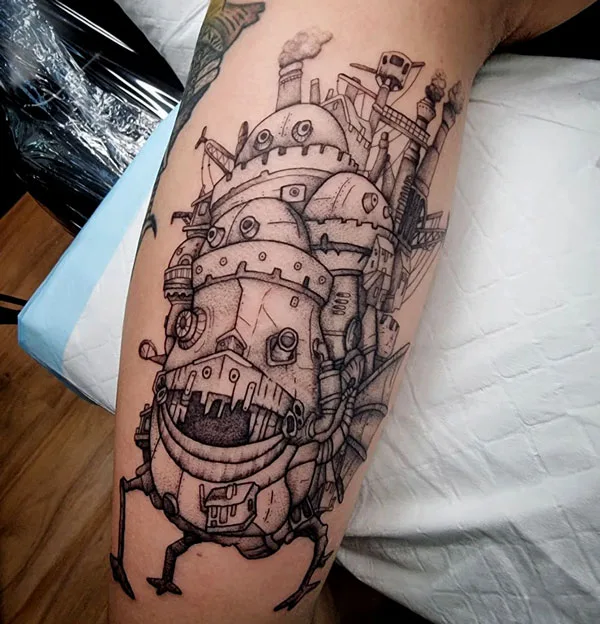 Howl's Moving Castle Tattoo 118