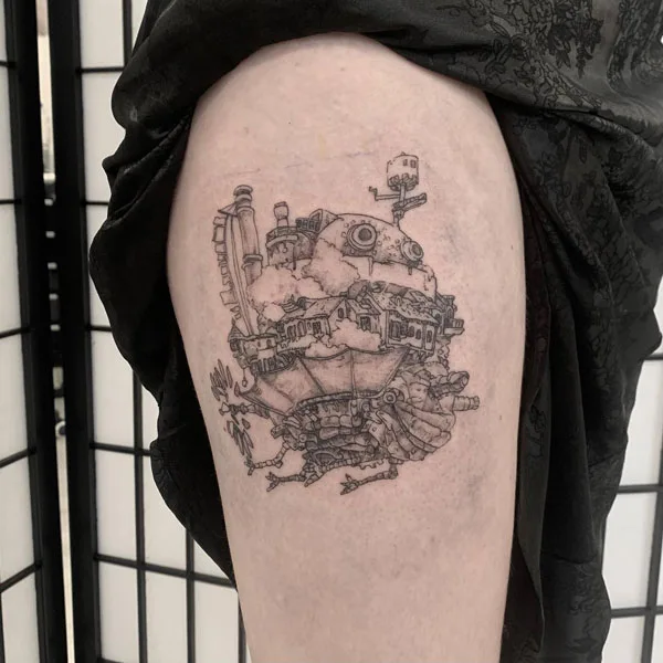 Howl's Moving Castle Tattoo 120