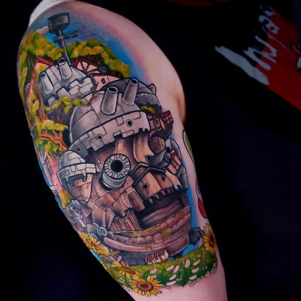 Howl's Moving Castle Tattoo 46