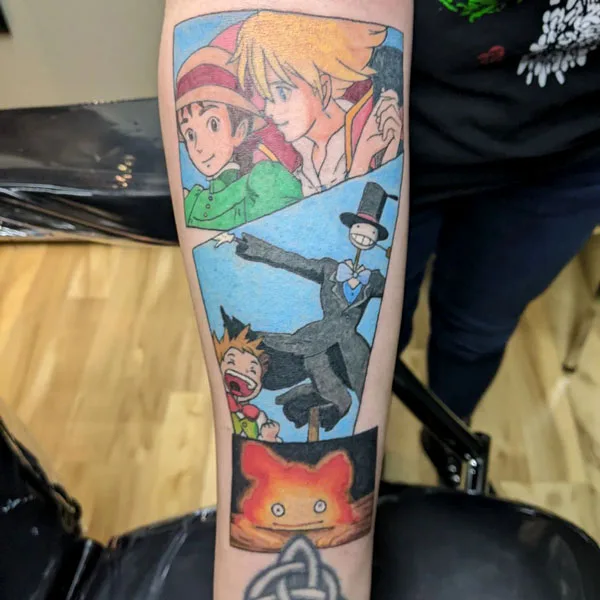Howl's Moving Castle Tattoo 70