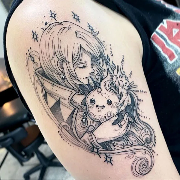 Howl's Moving Castle Tattoo 71