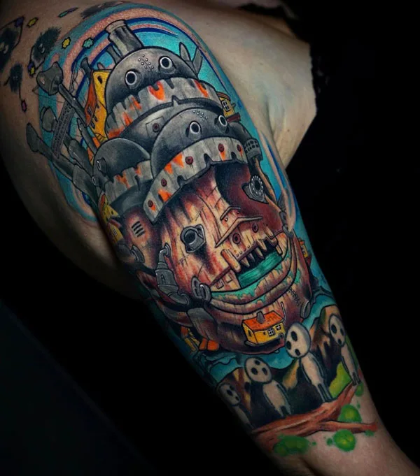 Howl's Moving Castle Tattoo 97