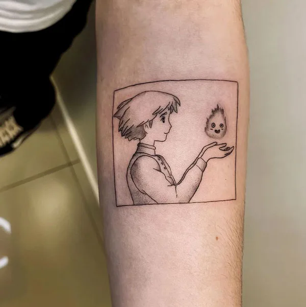 Howl's Moving Castle Tattoo 19