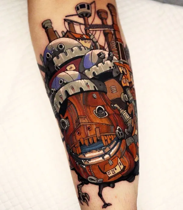 Howl's Moving Castle Tattoo 2