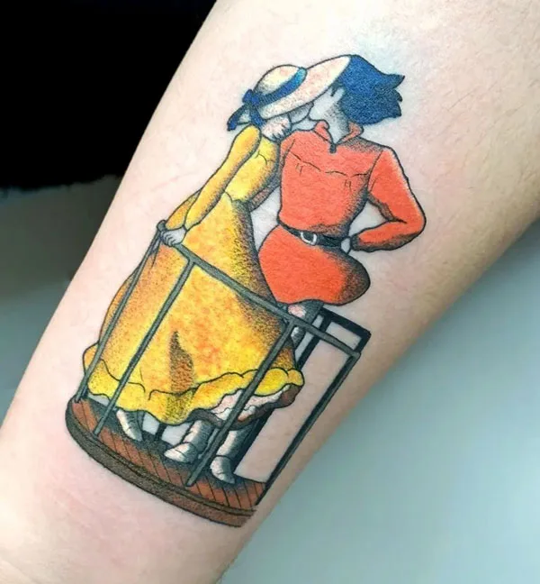 Howl's Moving Castle Tattoo 24
