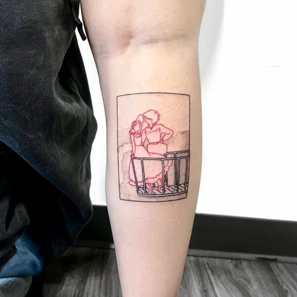 Howl's Moving Castle Tattoo 36