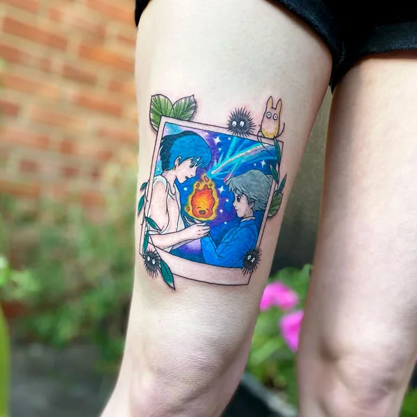 Howl's Moving Castle Tattoo 37