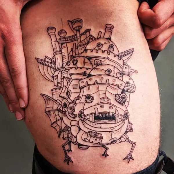 Howl's Moving Castle Tattoo 38