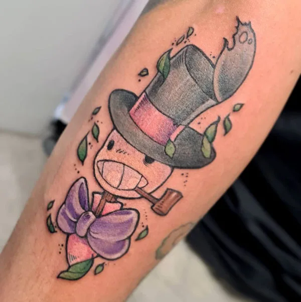 Howl's Moving Castle Tattoo 39