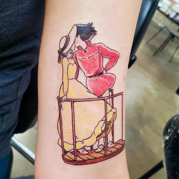 Howl's Moving Castle Tattoo 6
