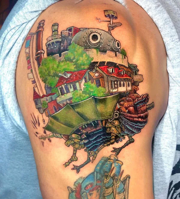 Howl's Moving Castle Tattoo 8