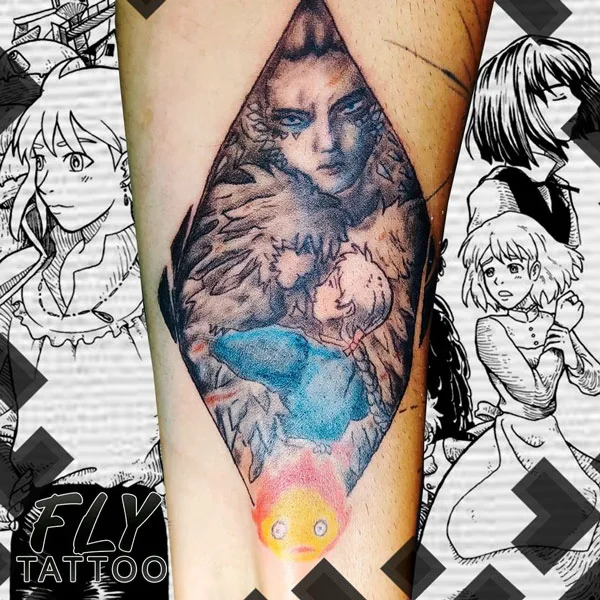 Howl's Moving Castle Tattoo 10