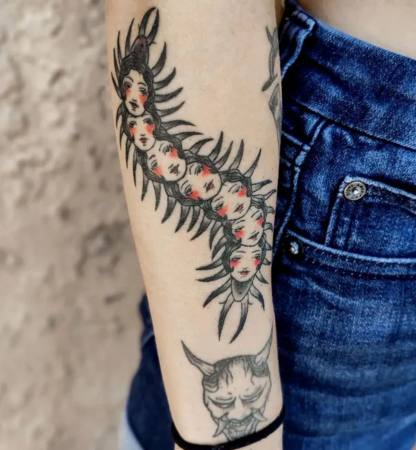 Human Centipede Tattoo