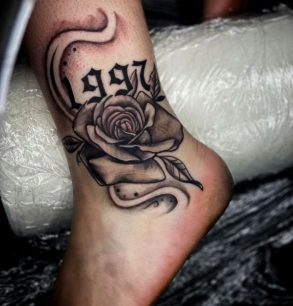 I am enough ankle tattoo