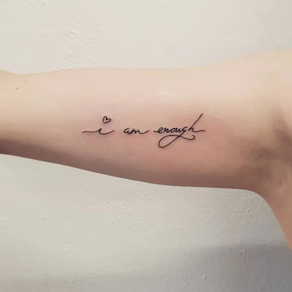 I am enough tattoo 11
