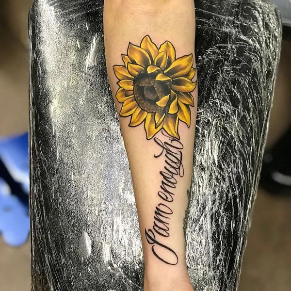 I am enough tattoo 15
