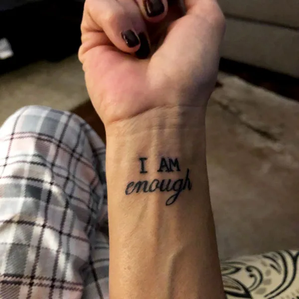 I am enough tattoo 16