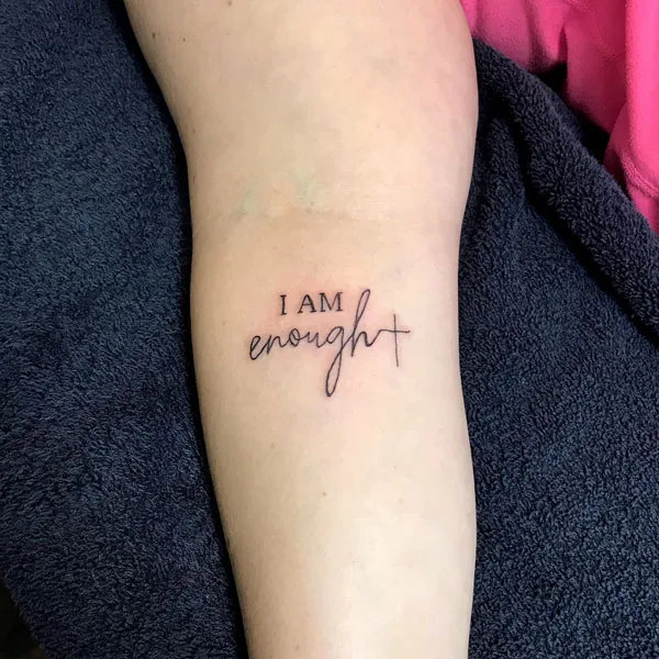 I am enough tattoo 20
