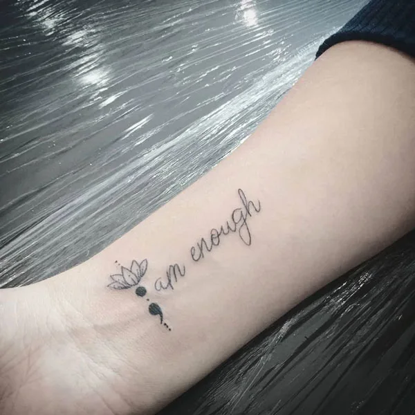 I am enough tattoo 21