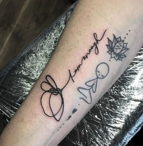 I am enough tattoo 23