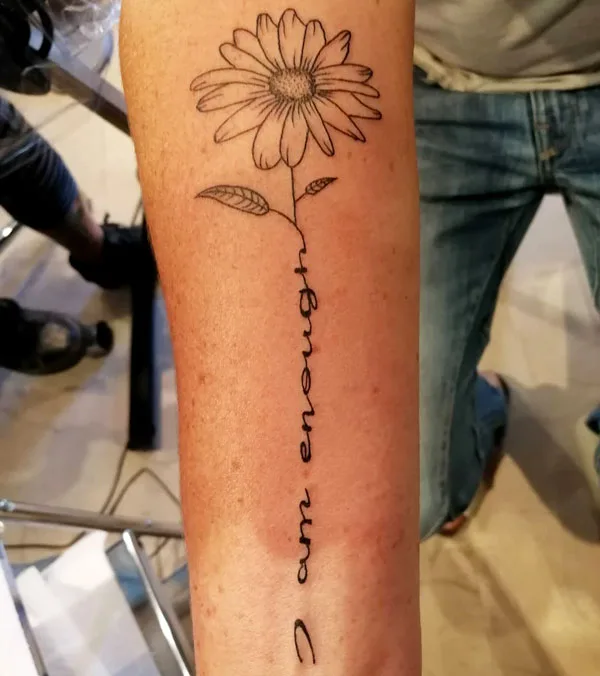 I am enough tattoo 25
