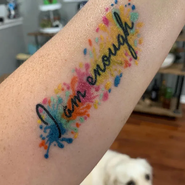 I am enough tattoo 27