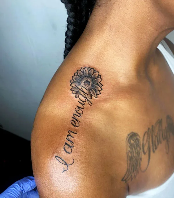 I am enough tattoo 36