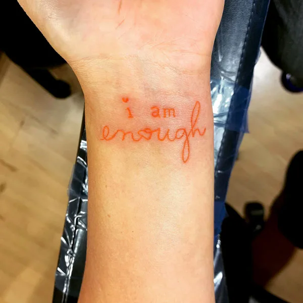 I am enough tattoo 39