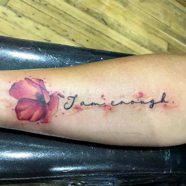 I am enough tattoo 40