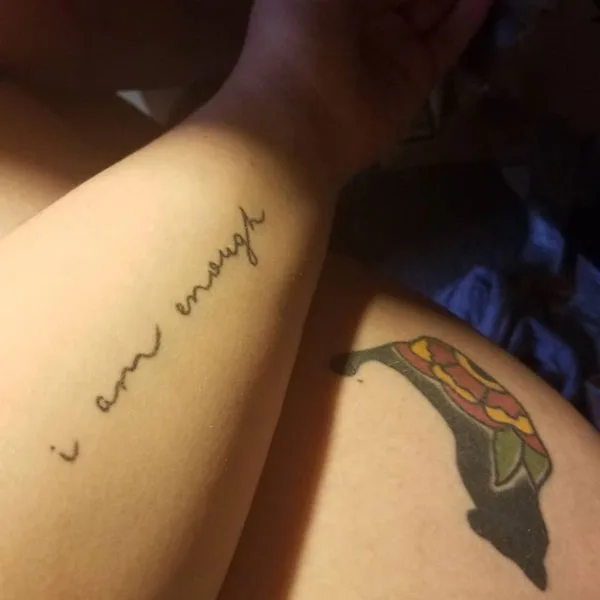 I am enough tattoo 41
