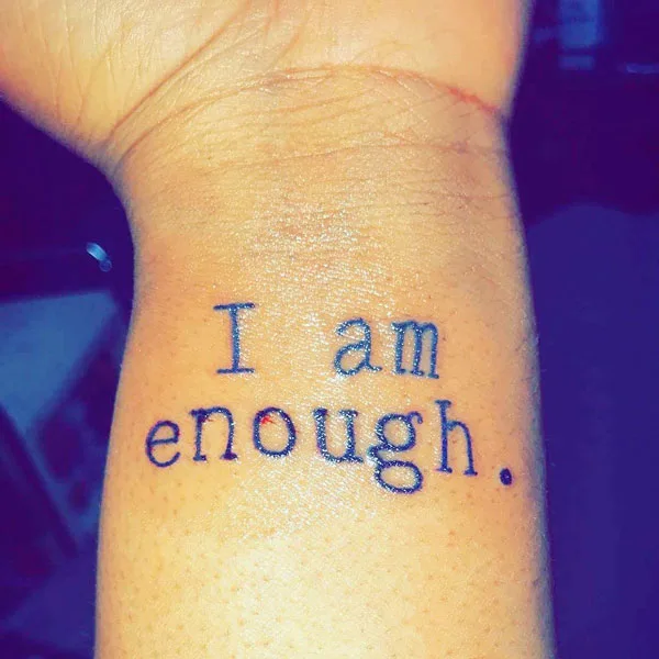 I am enough tattoo 43