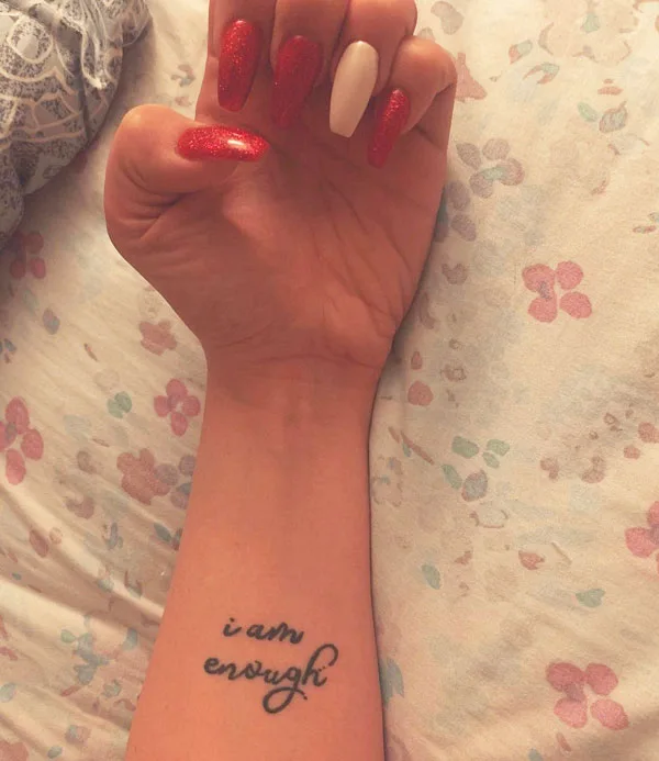 I am enough tattoo 46