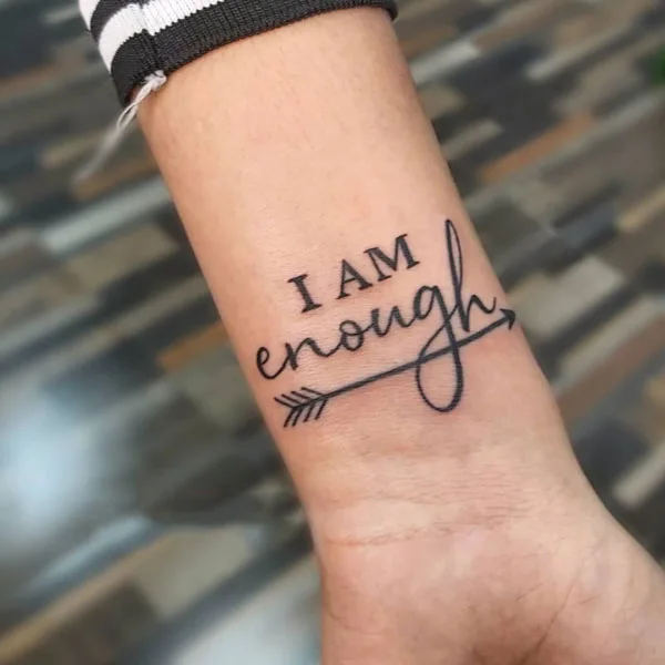 I am enough tattoo 48