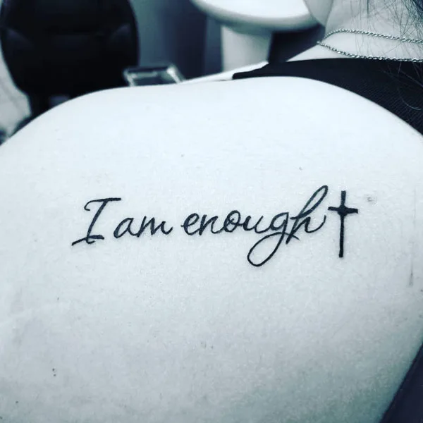 I am enough tattoo 53