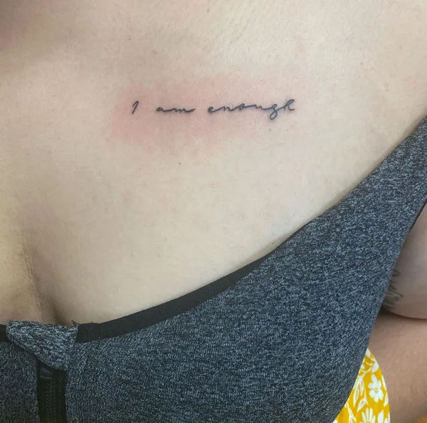 I am enough tattoo 62