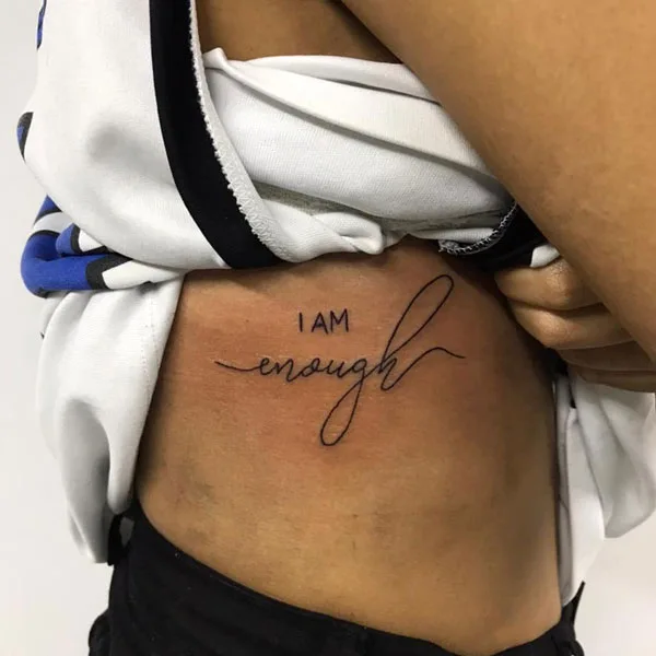 I am enough tattoo 63