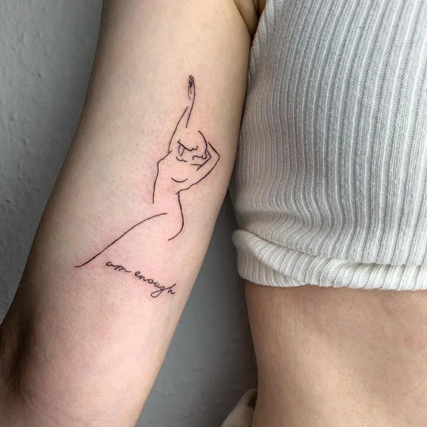 I am enough tattoo 65