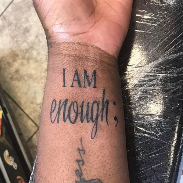 I am enough tattoo 67
