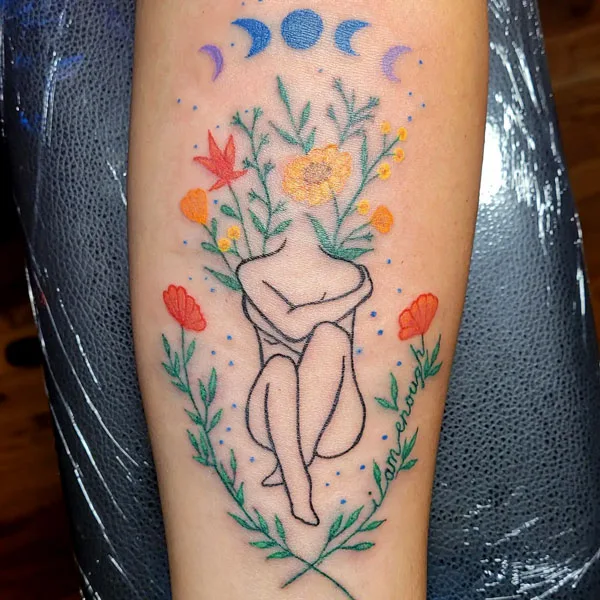 I am enough tattoo 72