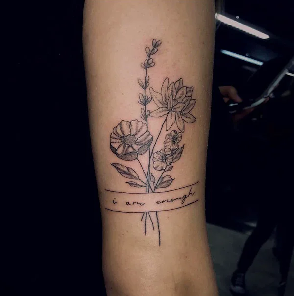 I am enough tattoo 87