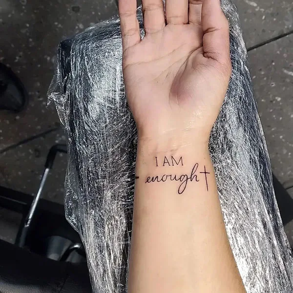 I am enough tattoo 95