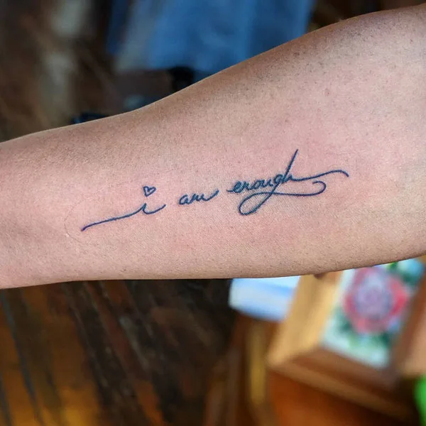 I am enough tattoo 96
