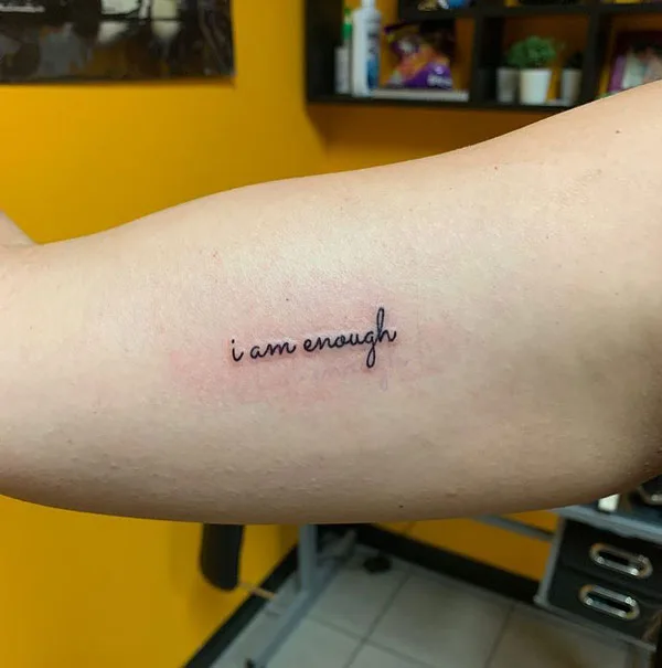 I am enough tattoo 97