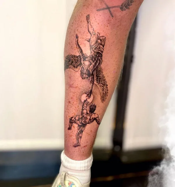 Icarus and Daedalus Tattoo 2