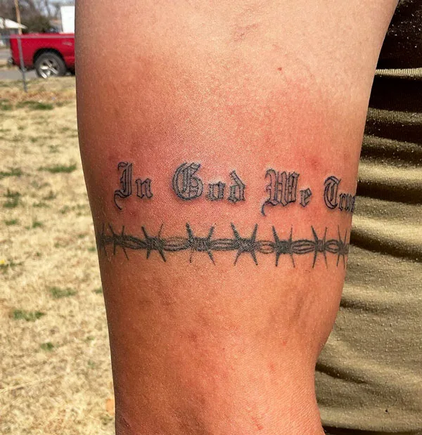 In god we trust tattoo 2