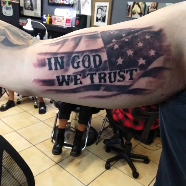In god we trust tattoo 29