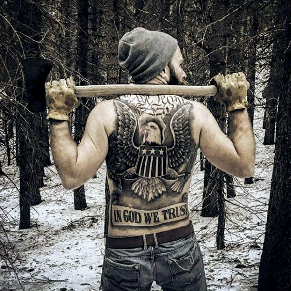 In god we trust tattoo 30
